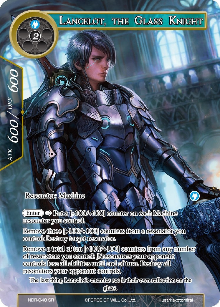 Lancelot the Glass Knight (Full Art) (48) [NDR] - Force of Will Single