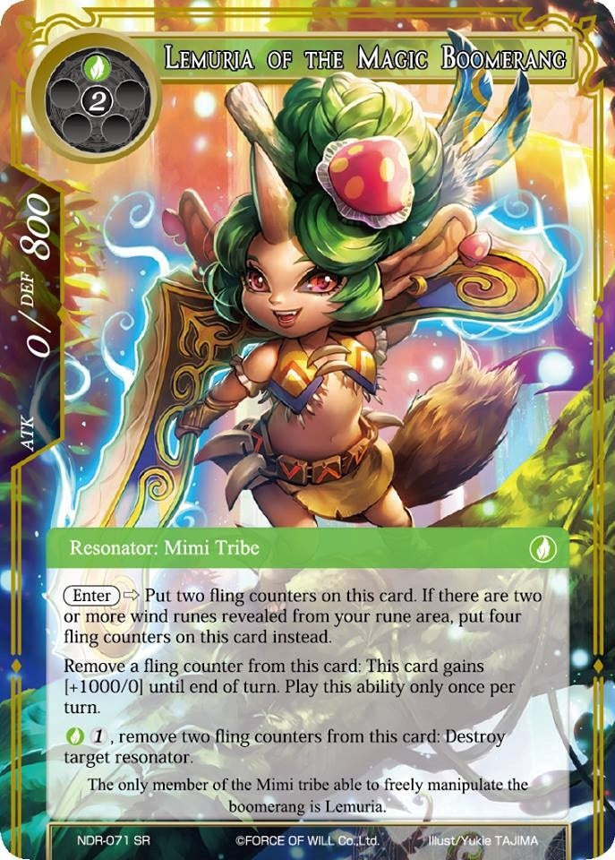 Lemuria of the Magic Boomerang (71) [NDR] - Force of Will Single