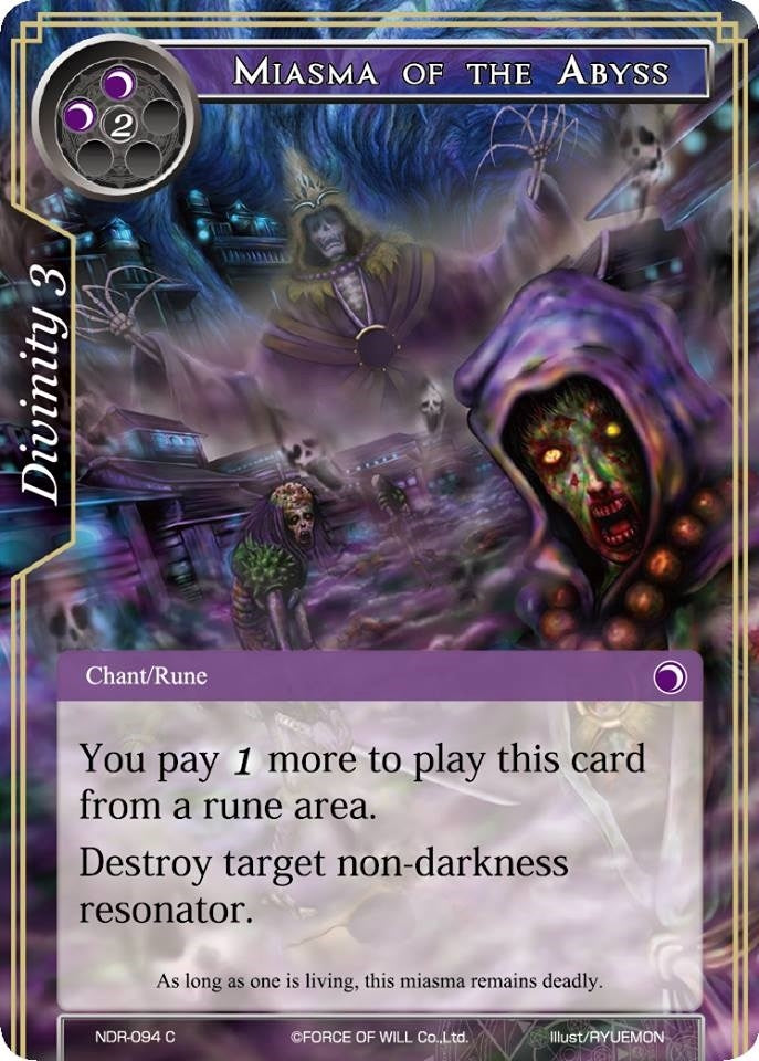 Miasma of the Abyss (94) [NDR] - Force of Will Single