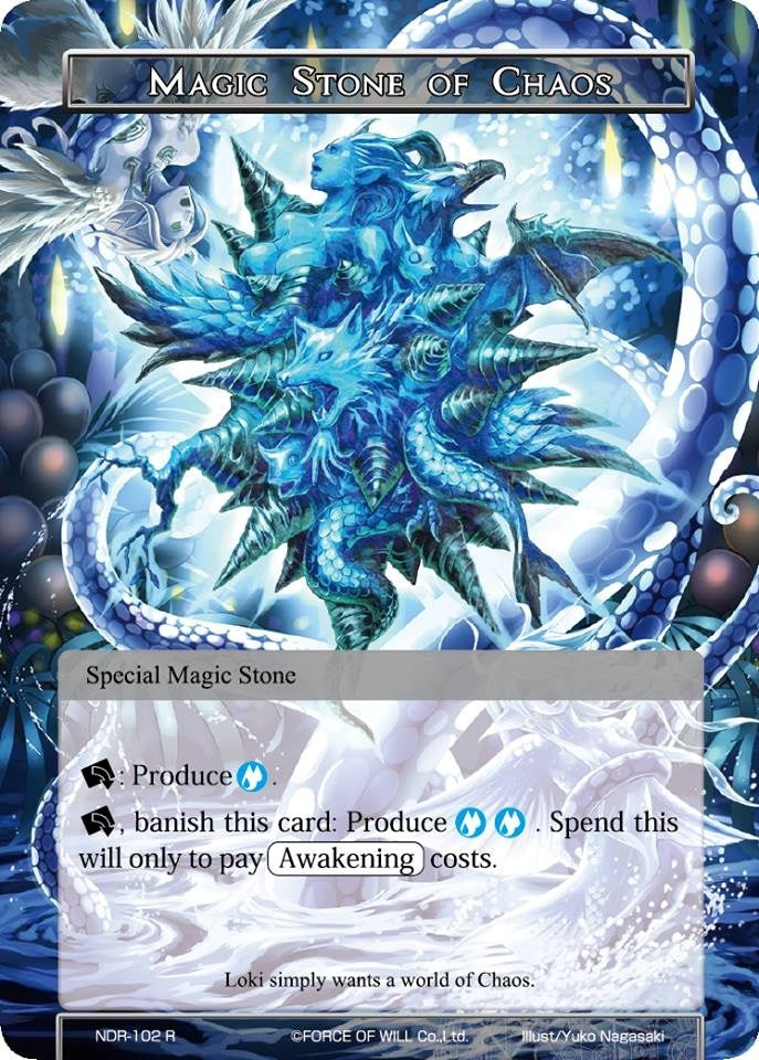 Magic Stone of Chaos (102) [NDR] - Force of Will Single