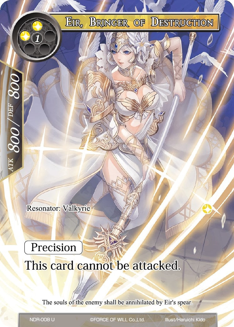 Eir Bringer of Destruction (Full Art) (8) [NDR] - Force of Will Single