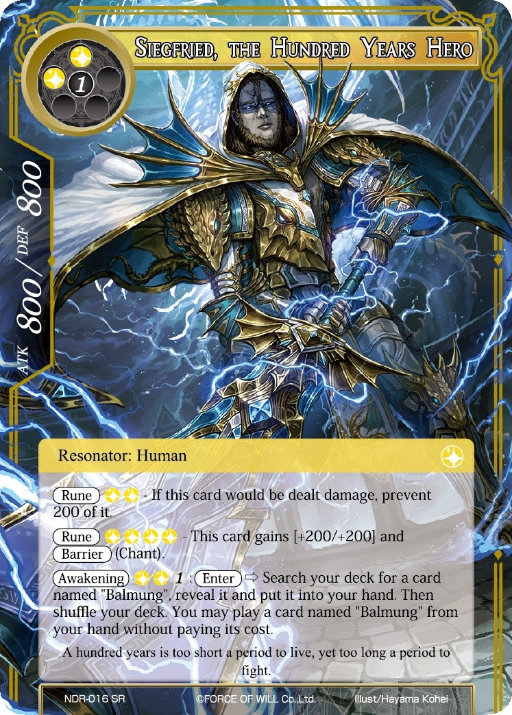Siegfried the Hundred Years Hero (16) [NDR] - Force of Will Single