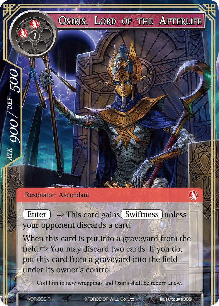 Osiris Lord of the Afterlife (33) [NDR] - Force of Will Single