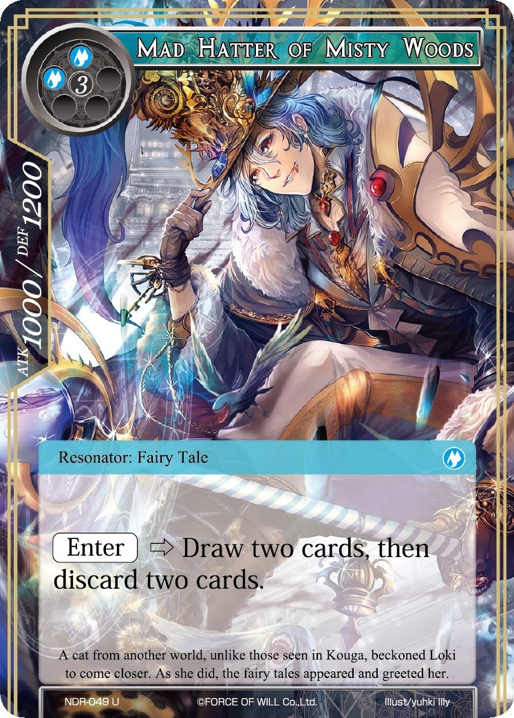 Mad Hatter of Misty Woods (49) [NDR] - Force of Will Single