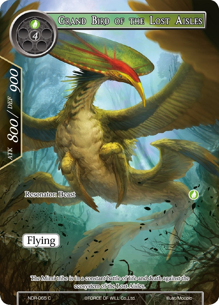 Grand Bird of the Lost Aisles (Full Art) (65) [NDR] - Force of Will Single