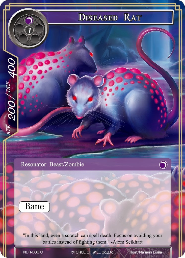 Diseased Rat (88) [NDR] - Force of Will Single