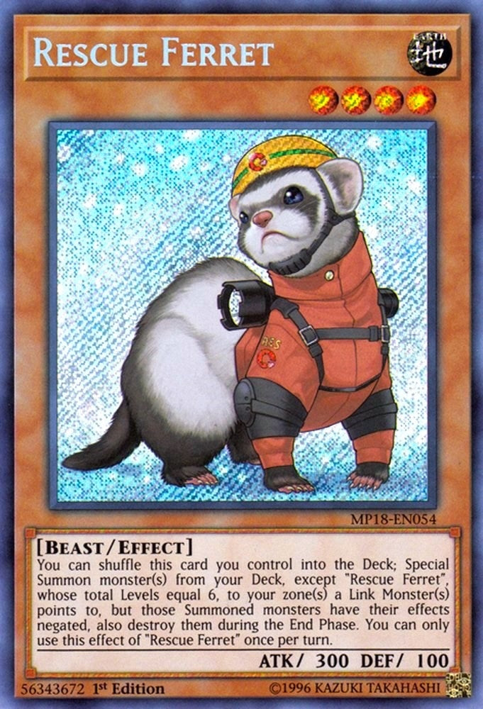 Rescue Ferret (18054) (MP18) - YuGiOh Single