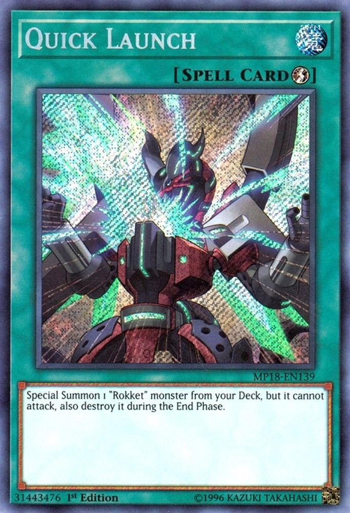 Quick Launch (18139) (MP18) - YuGiOh Single