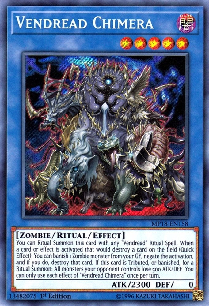 Vendread Chimera (18158) (MP18) - YuGiOh Single