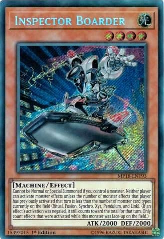 Inspector Boarder (18193) (MP18) - YuGiOh Single