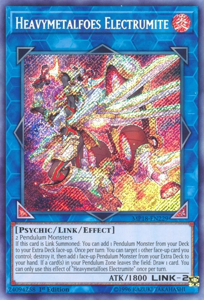 Heavymetalfoes Electrumite (18229) (MP18) - YuGiOh Single