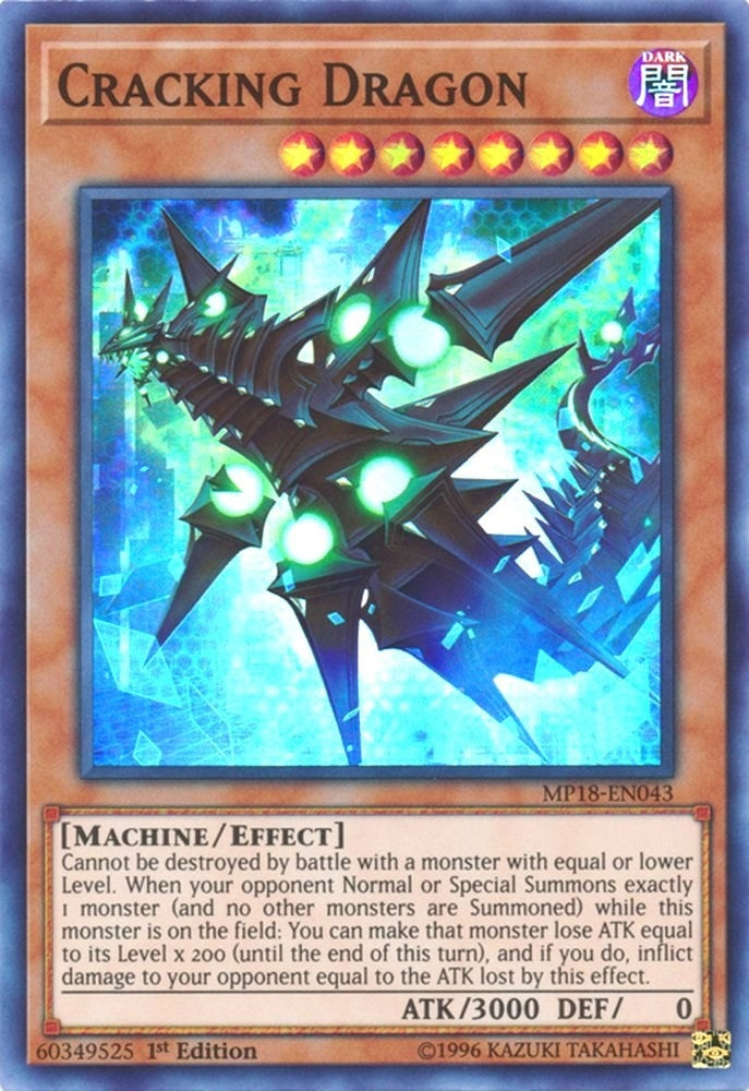 Cracking Dragon (18043) (MP18) - YuGiOh Single
