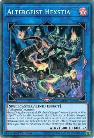 Altergeist Hexstia (18200) (MP18) - YuGiOh Single