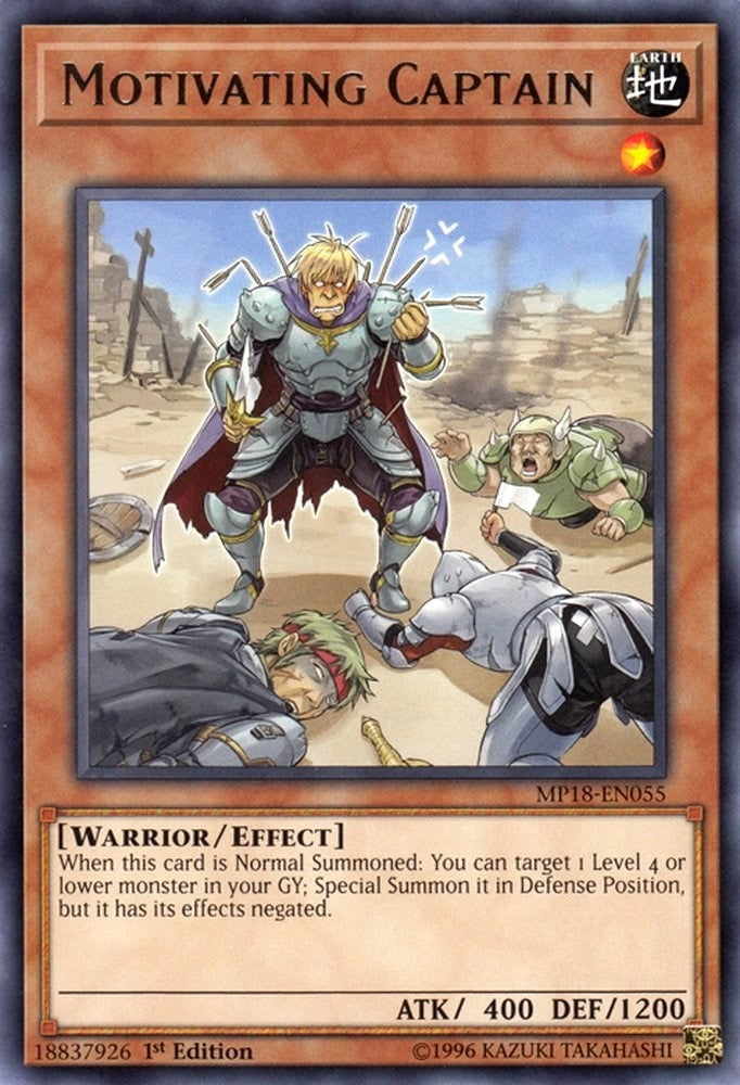 Motivating Captain (18055) (MP18) - YuGiOh Single