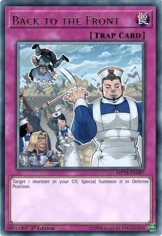 Back to the Front (18087) (MP18) - YuGiOh Single