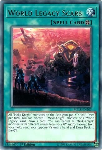 World Legacy Scars (18205) (MP18) - YuGiOh Single