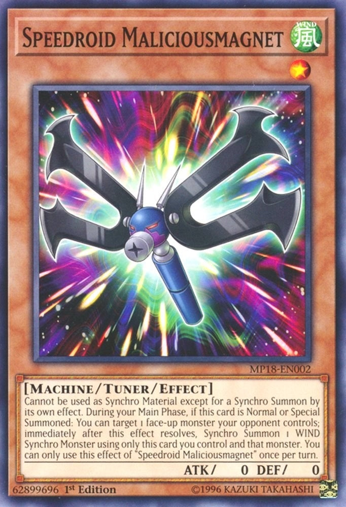 Speedroid Maliciousmagnet (18002) (MP18) - YuGiOh Single