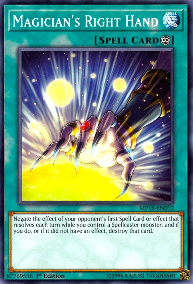 Magician’s Right Hand (18012) (MP18) - YuGiOh Single