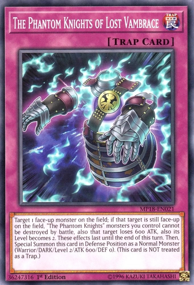 The Phantom Knights of Lost Vambrace (18021) (MP18) - YuGiOh Single