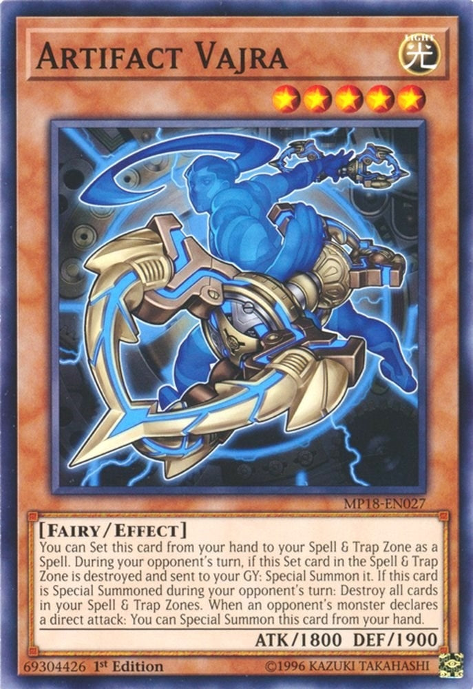 Artifact Vajra (18027) (MP18) - YuGiOh Single