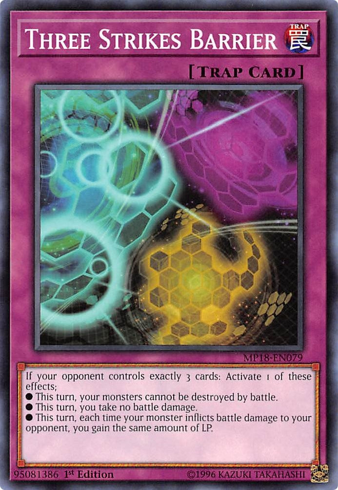 Three Strikes Barrier (18079) (MP18) - YuGiOh Single