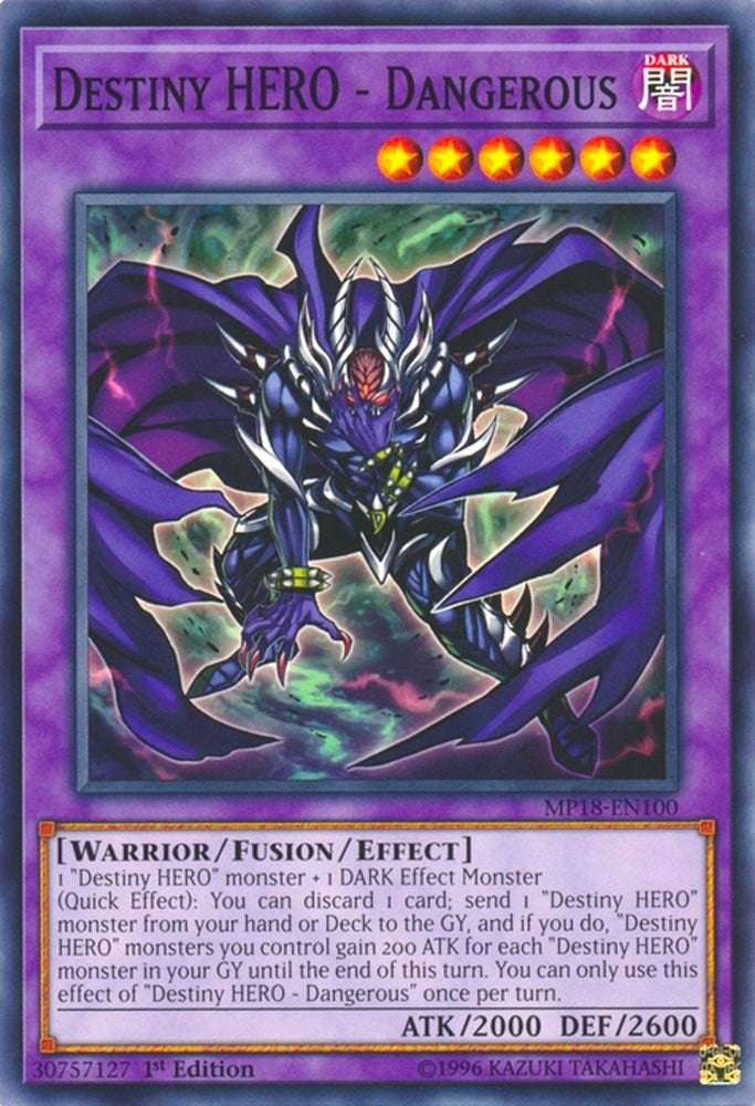 Destiny HERO - Dangerous (18100) (MP18) - YuGiOh Single