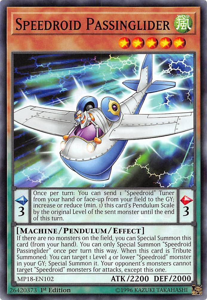 Speedroid Passinglider (18102) (MP18) - YuGiOh Single