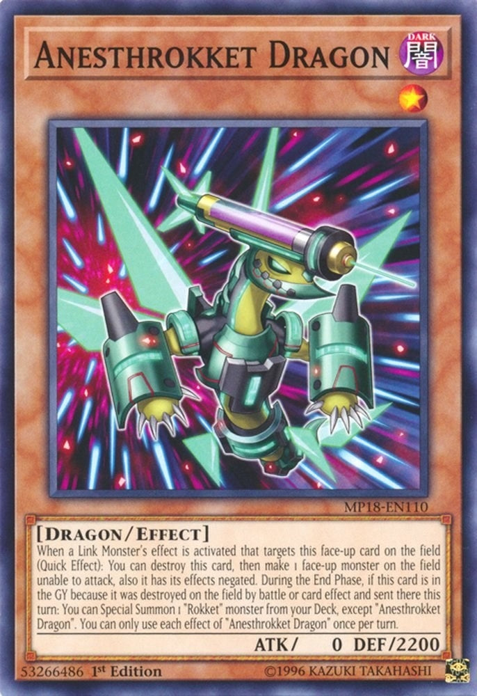Anesthrokket Dragon (18110) (MP18) - YuGiOh Single
