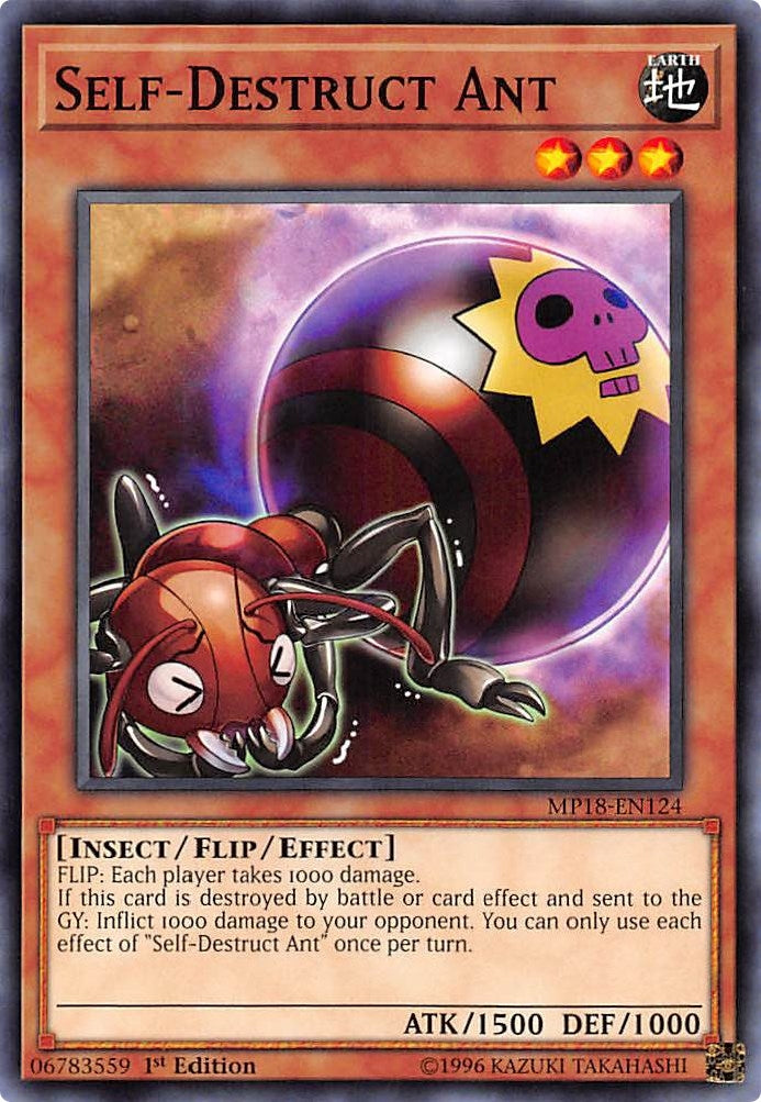 Self-Destruct Ant (18124) (MP18) - YuGiOh Single