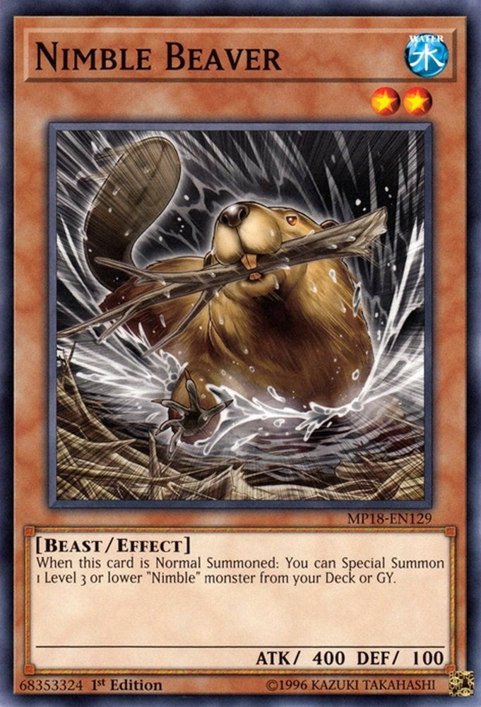 Nimble Beaver (18129) (MP18) - YuGiOh Single