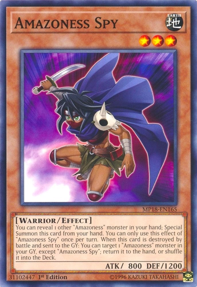 Amazoness Spy (18165) (MP18) - YuGiOh Single