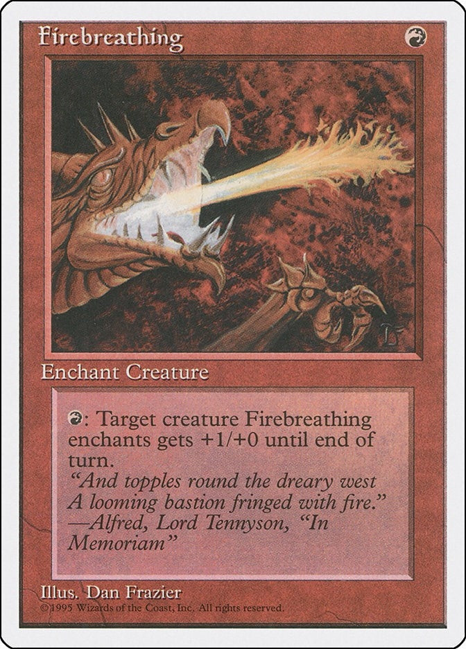 Firebreathing [4ED] - MTG Single
