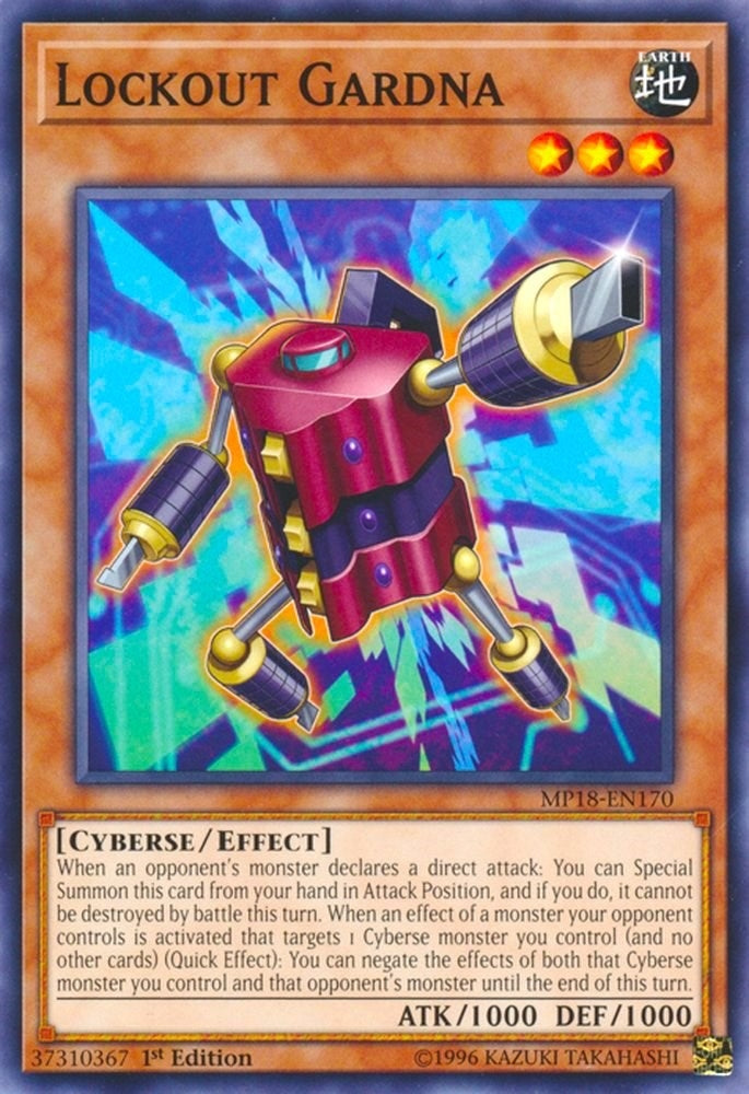 Lockout Gardna (18170) (MP18) - YuGiOh Single