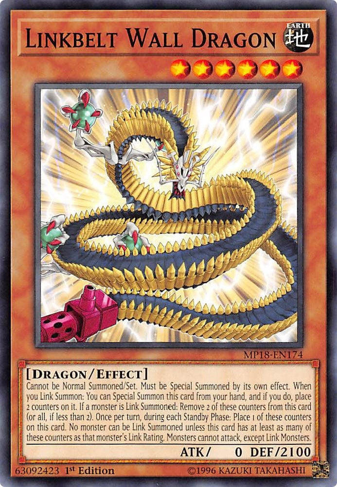 Linkbelt Wall Dragon (18174) (MP18) - YuGiOh Single
