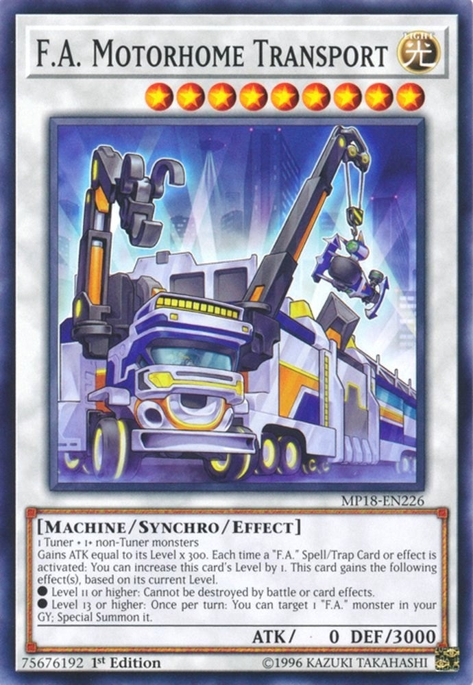 F.A. Motorhome Transport (18226) (MP18) - YuGiOh Single