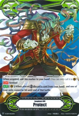 Imaginary Gift [Protect] - King of Demonic Seas Basskirk (22) [V-GM] - Cardfight Vanguard Single