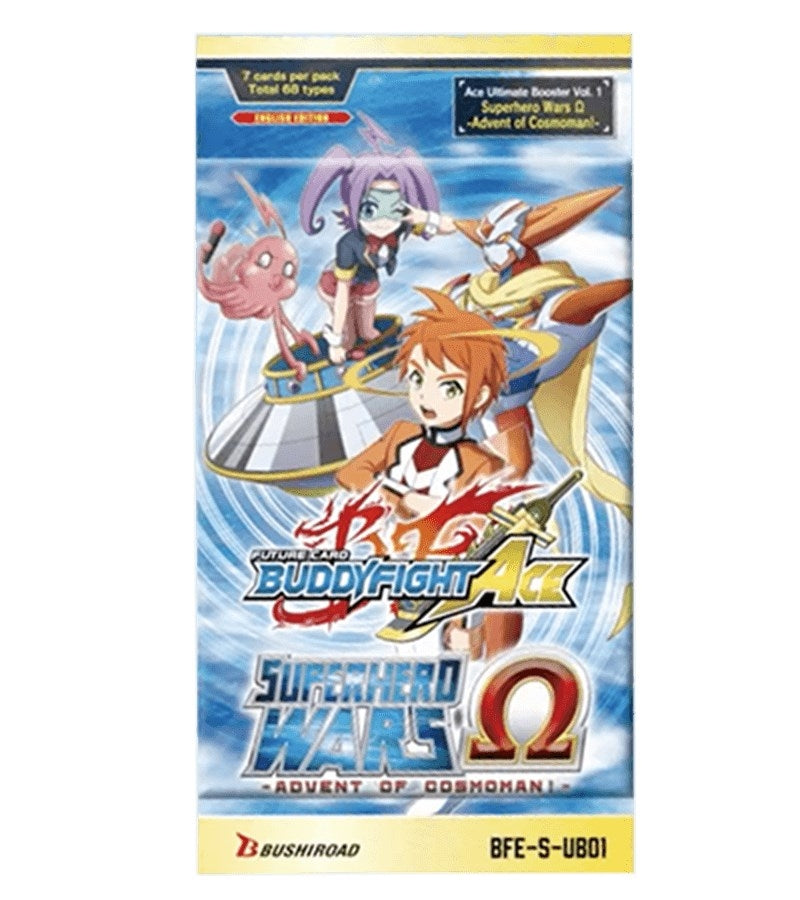 Superhero Wars Omega -Advent of Cosmoman!- Booster Pack [S-UB01] - Future Card BuddyFight Sealed