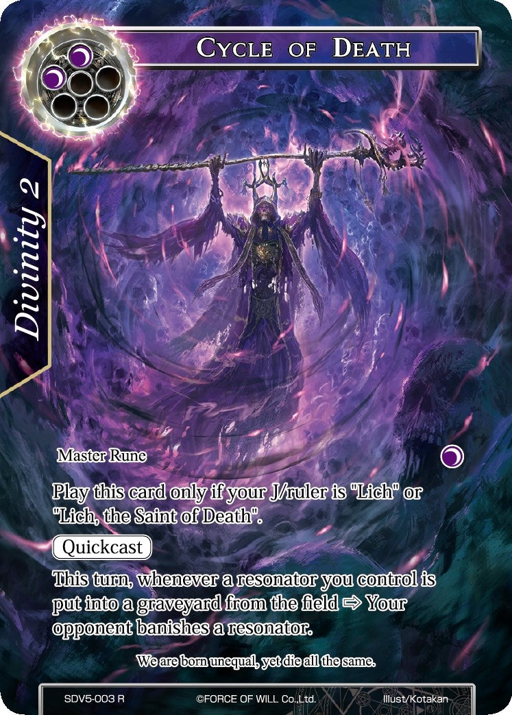 Cycle of Death (5003) [VH] - Force of Will Single