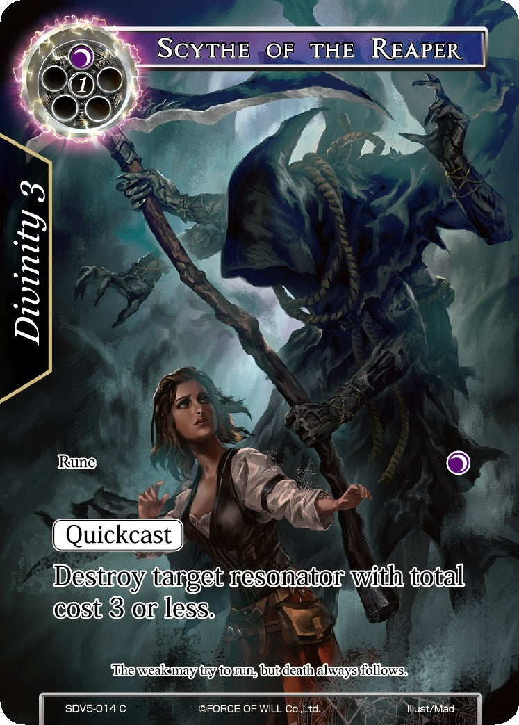 Scythe of the Reaper (5014) [VH] - Force of Will Single