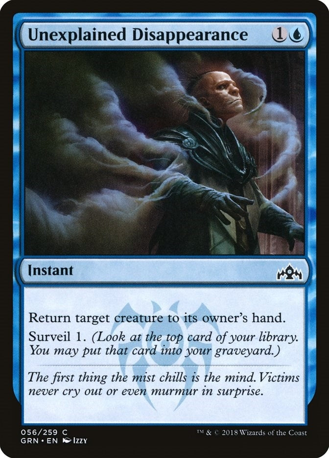 Unexplained Disappearance (56) [GRN] - MTG Single