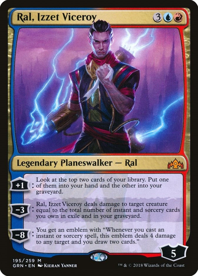Ral Izzet Viceroy (195) [GRN] - MTG Single