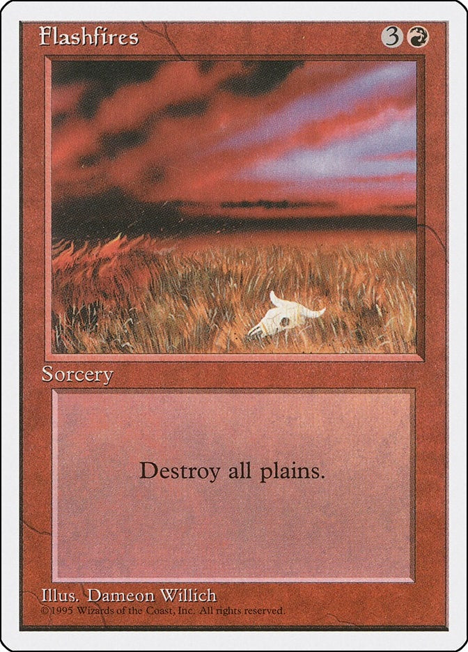 Flashfires [4ED] - MTG Single