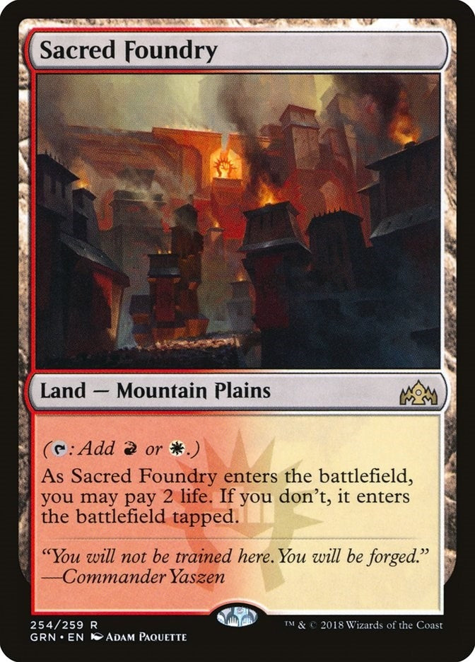 Sacred Foundry (254) [GRN] - MTG Single