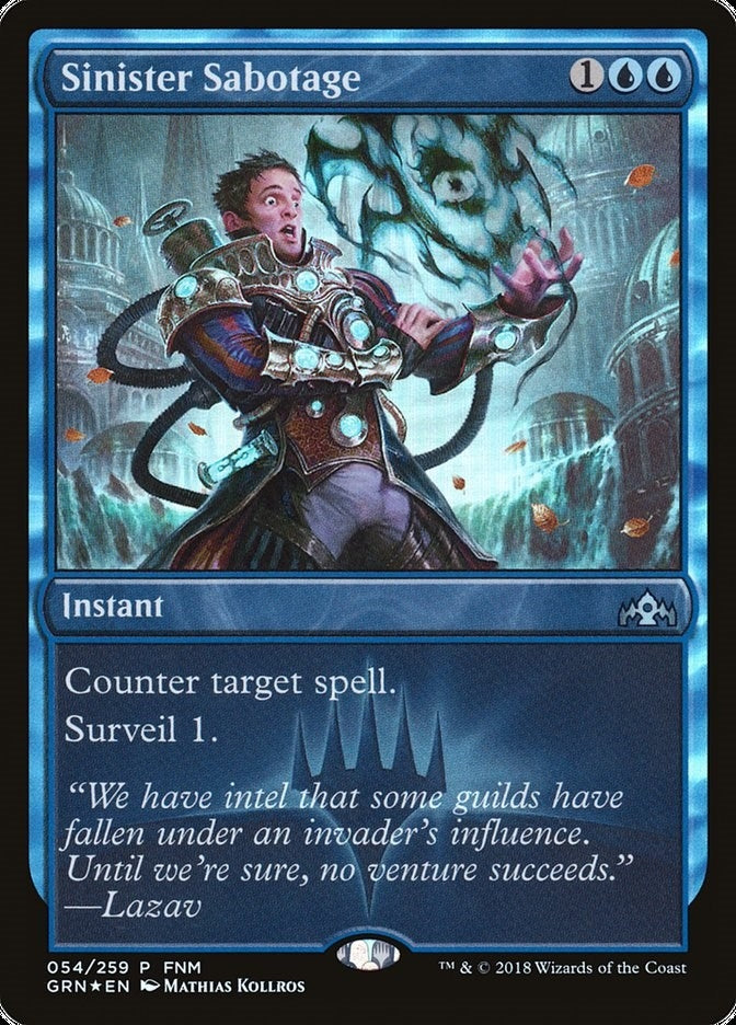 Sinister Sabotage (54) [FNM] - MTG Single