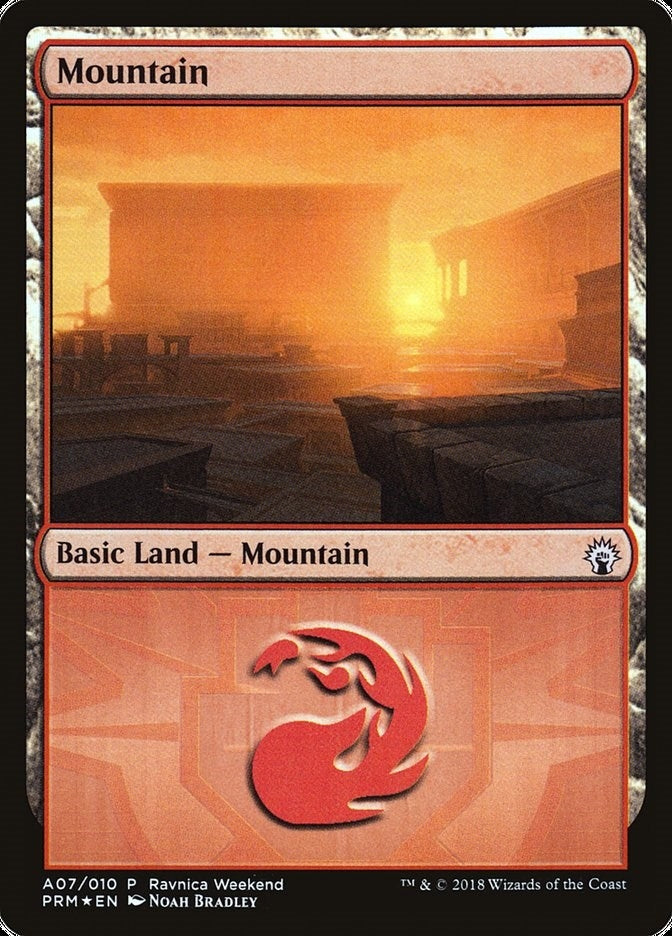 Mountain - Boros (A07) (7) [LARP] - MTG Single
