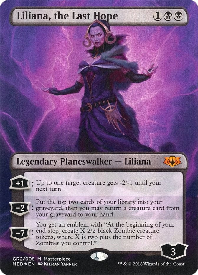 Liliana the Last Hope (2) [MED] - MTG Single