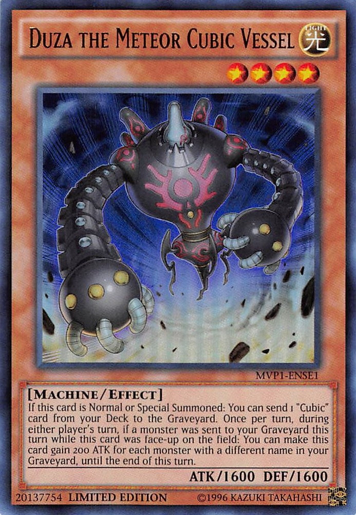Duza the Meteor Cubic Vessel (11) (MVP1-SE) - YuGiOh Single