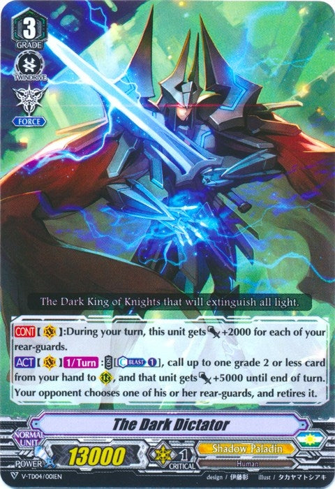The Dark Dictator (4001) [V-TD04] - Cardfight Vanguard Single