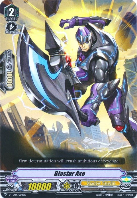 Blaster Axe (4004) [V-TD04] - Cardfight Vanguard Single
