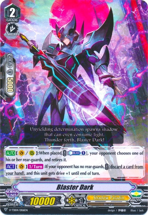 Blaster Dark - V-TD04/006EN (4006) [V-TD04] - Cardfight Vanguard Single